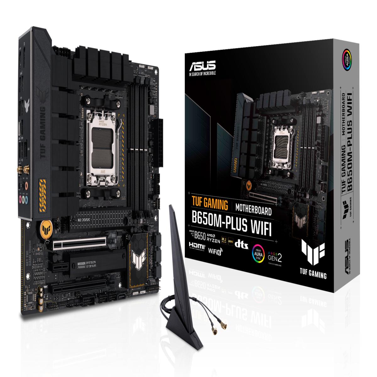 ASUS TUF GAMING B650M-PLUS WIFI AMD B650 Socket AM5 micro ATX