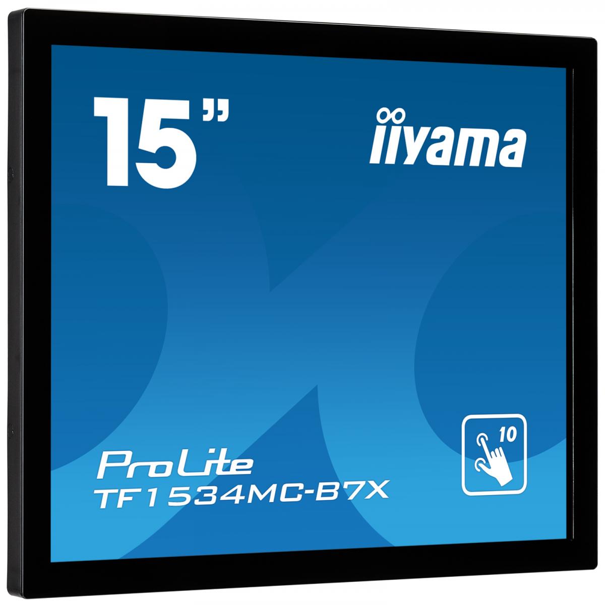 iiyama TF1534MC-B7X computer monitor 38.1 cm (15") 1024 x 768 pixels XGA LED Touchscreen Multi-user Black