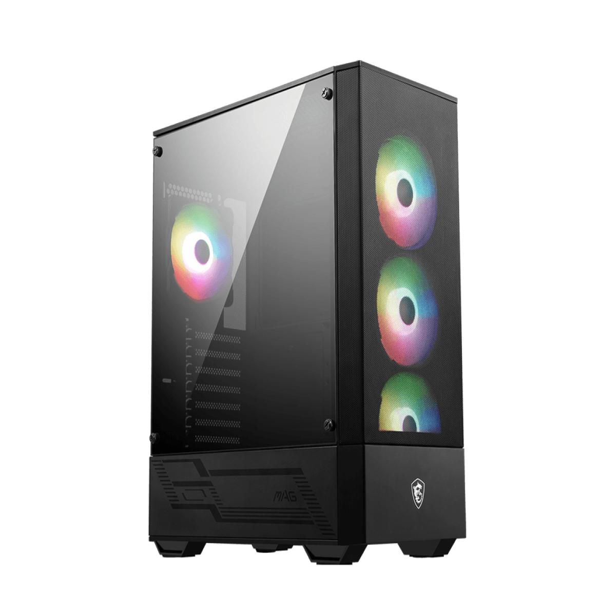 MSI MAG Forge 112R Midi Tower Black, Transparent