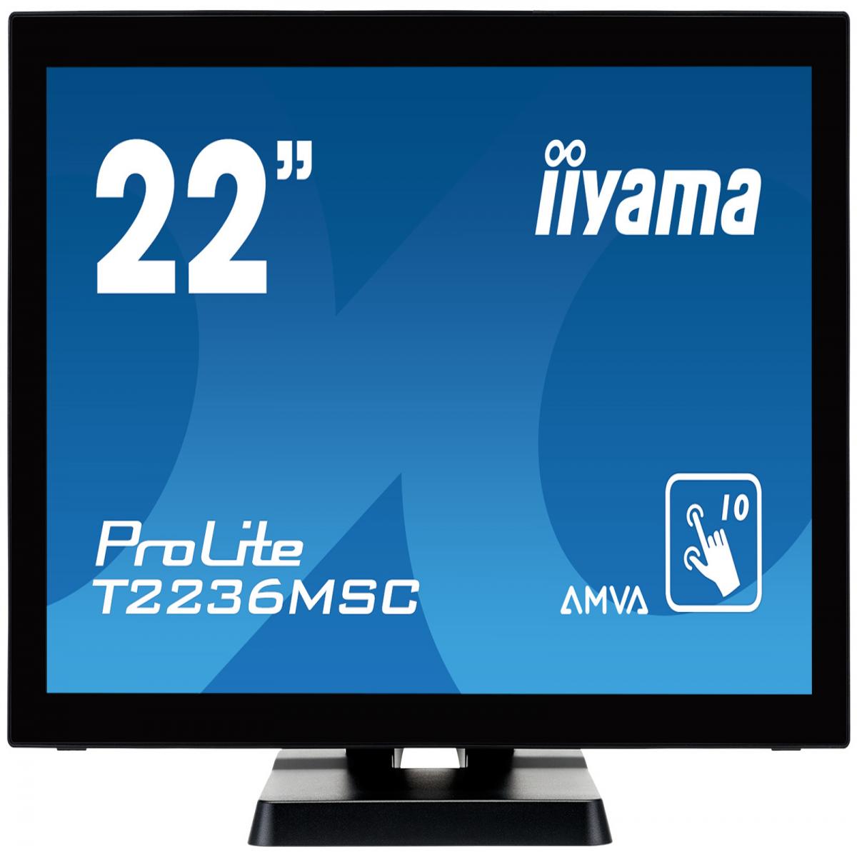 iiyama ProLite T2236MSC-B2 computer monitor 54.6 cm (21.5") 1920 x 1080 pixels LED Touchscreen