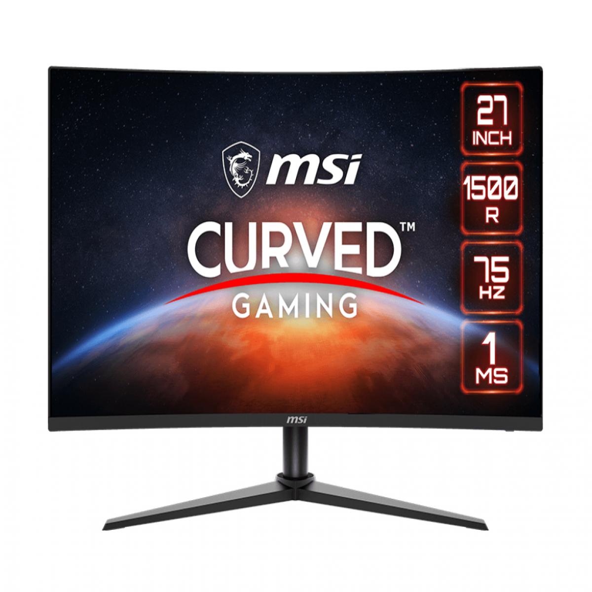 MSI G274CV computer monitor 68.6 cm (27") 1920 x 1080 pixels Full HD LCD Black