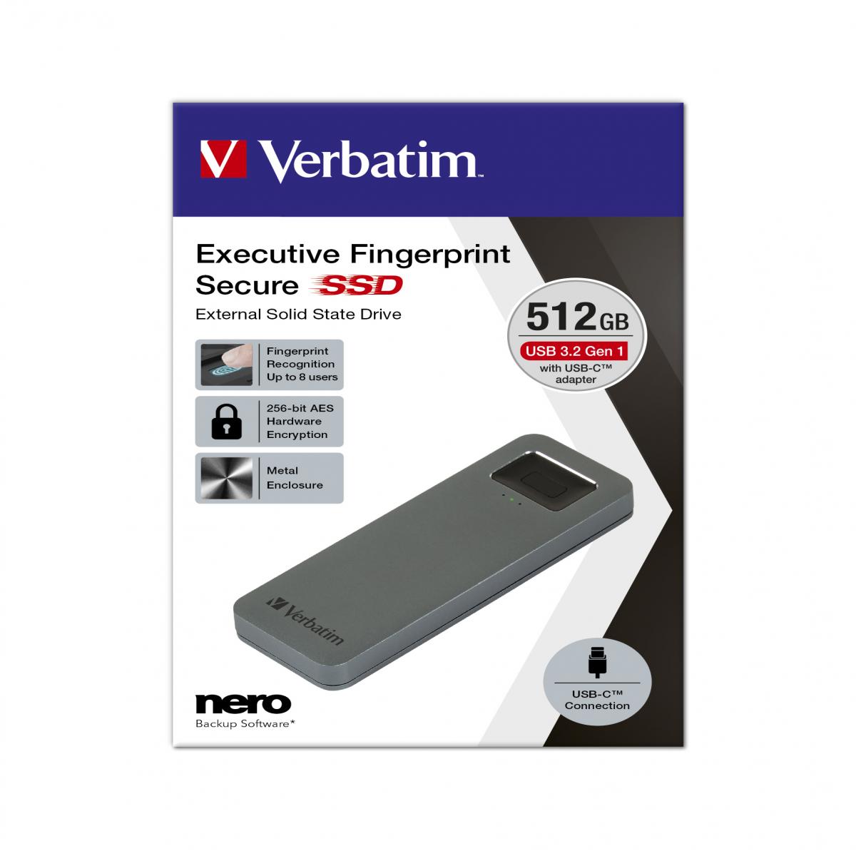 Verbatim Executive Fingerprint Secure SS