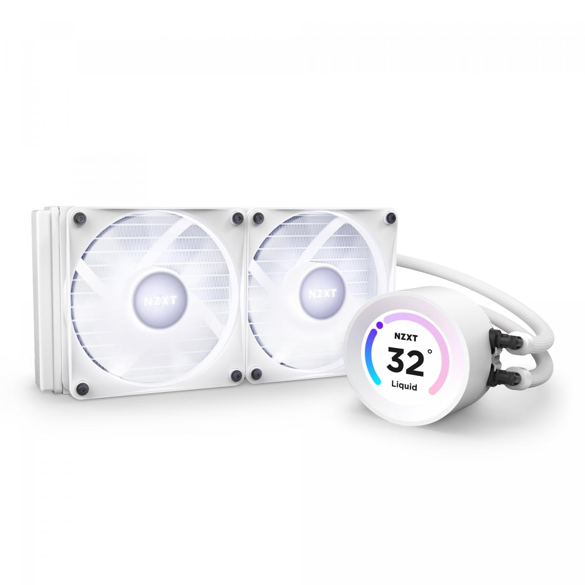 NZXT Kraken Elite 240 White RGB Fans