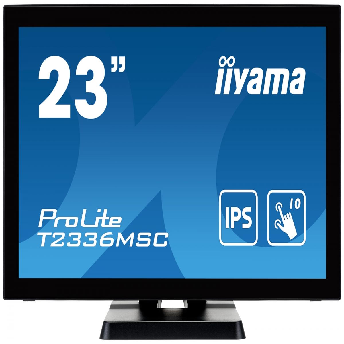 iiyama ProLite T2336MSC-B3 computer monitor 58.4 cm (23") 1920 x 1080 pixels Full HD LED Touchscreen Black