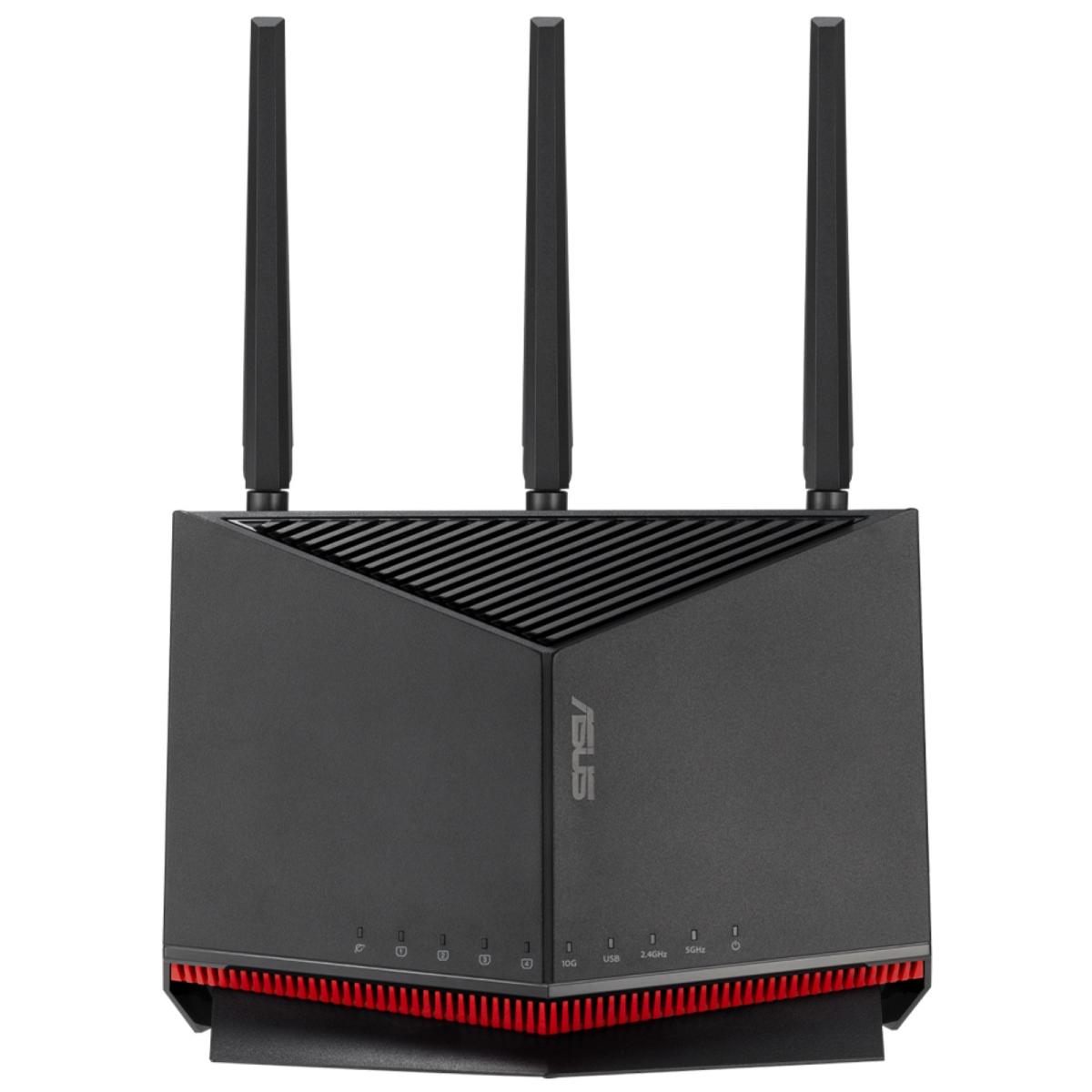ASUS RT-BE86U wireless router 10 Gigabit Ethernet Dual-band (2.4 GHz / 5 GHz) Black