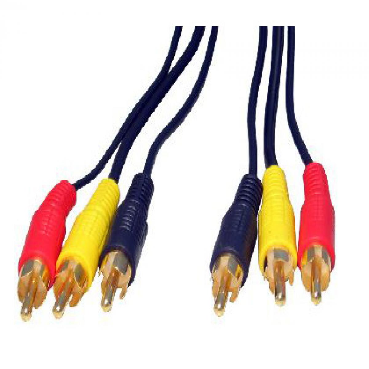 CDL 1.2Mtr Three RCA Cable