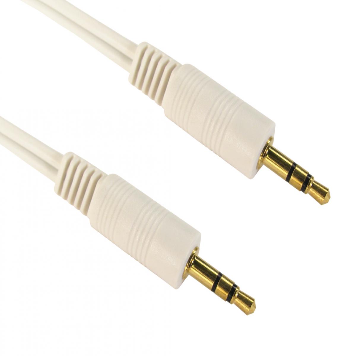 CDL 10m 3.5mm Stereo Cable - White