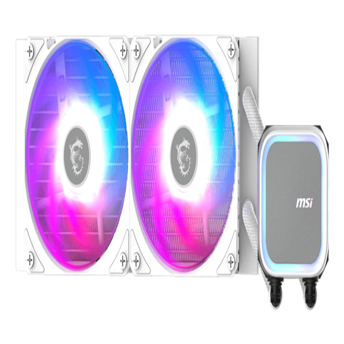 MSI MAG Coreliquid A13 240 WHITE Motherboard, Processor All-in-one liquid cooler 12 cm 1 pc(s)