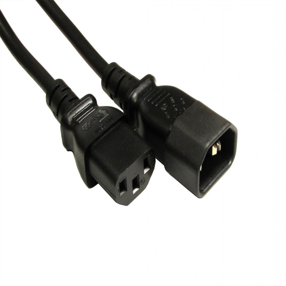 CDL 1m C14 to C13  Extension Black