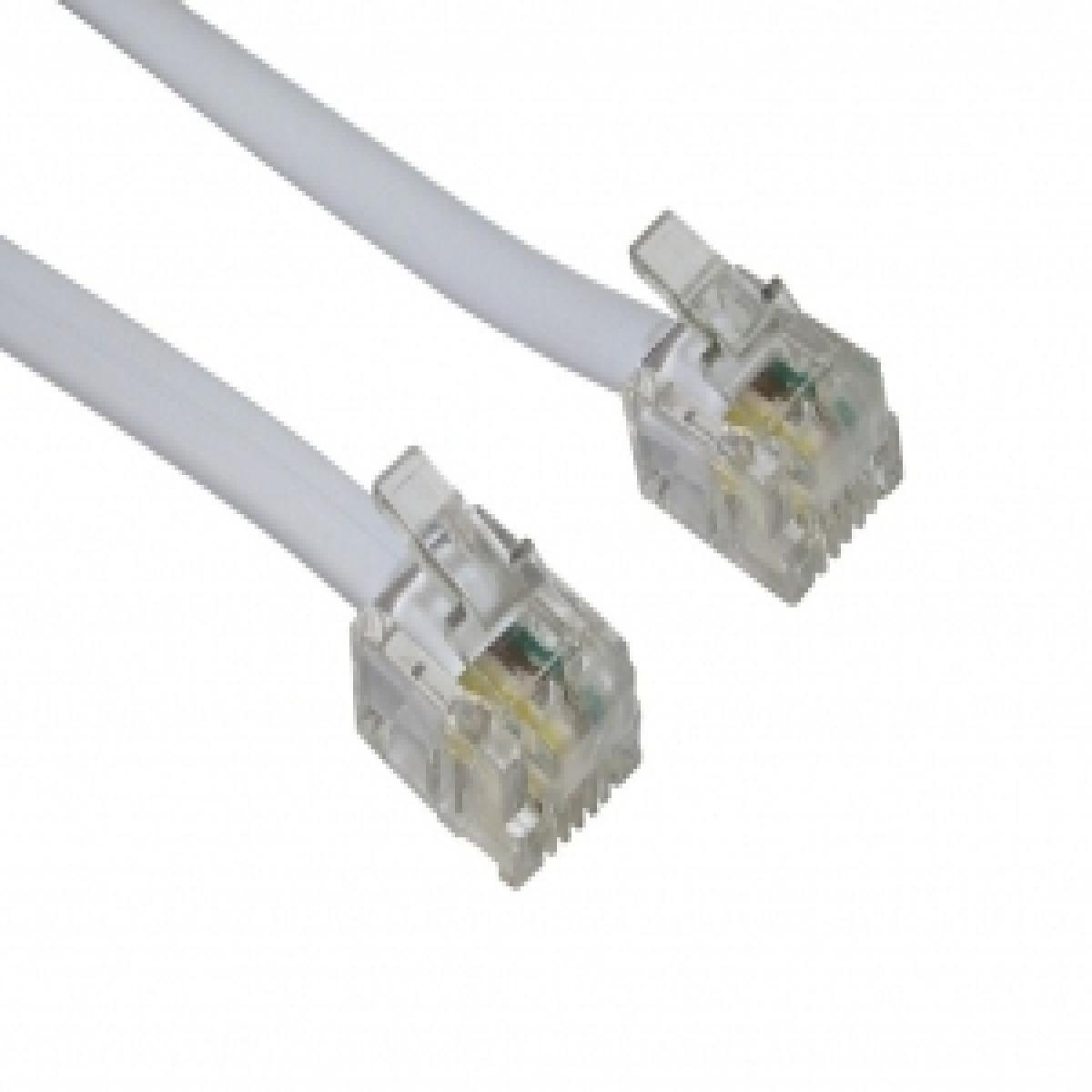 CDL 10m RJ11 to RJ11 Modem White