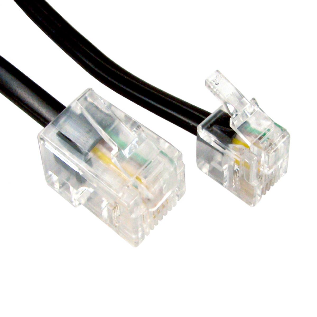 CDL 10m RJ11 to RJ45 Cable - Black