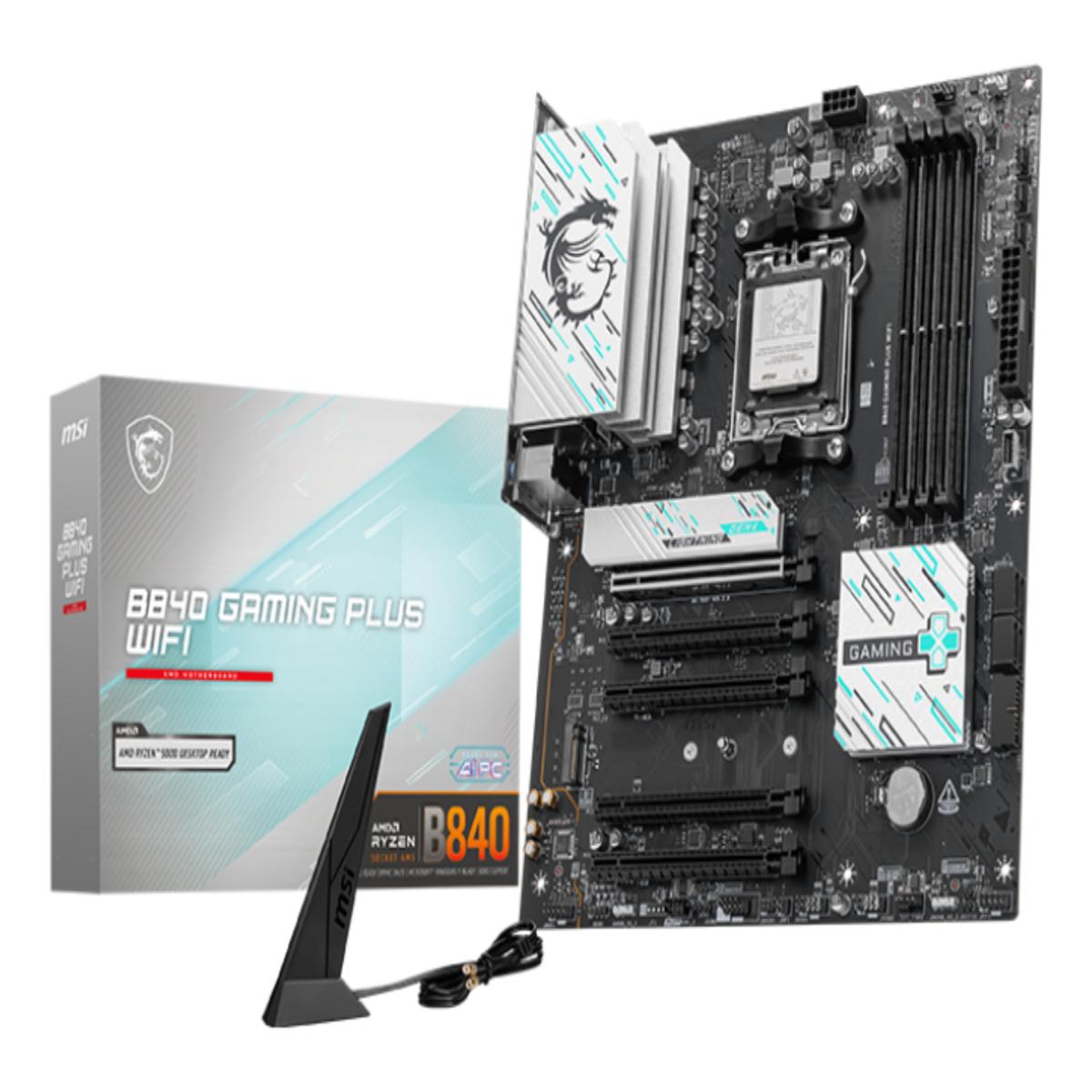 MSI B840 GAMING PLUS WIFI motherboard AMD B840 Socket AM5 ATX