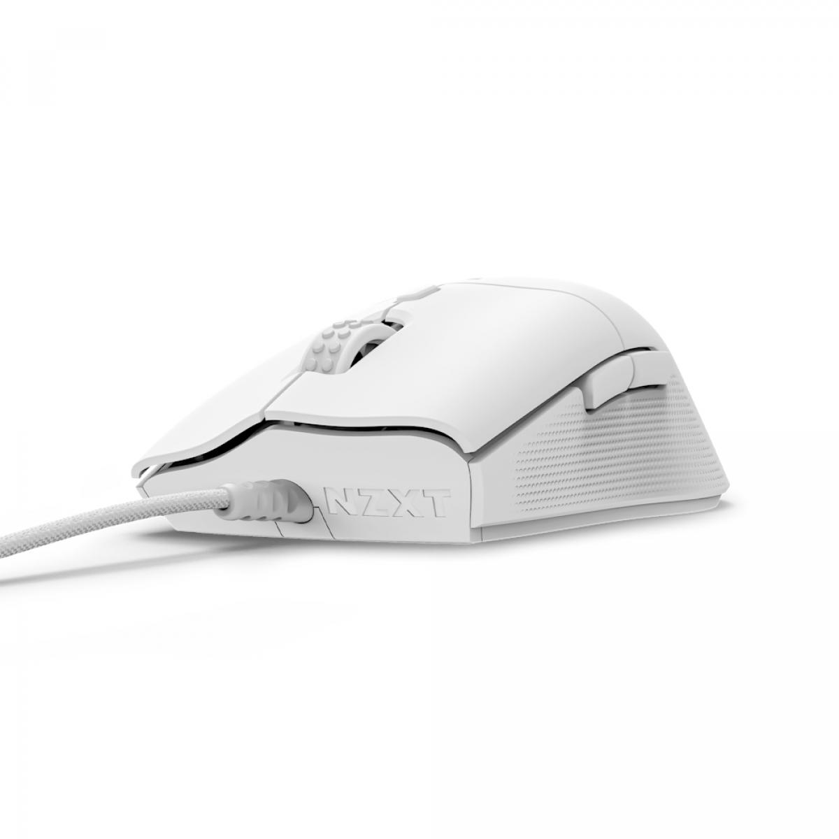 NZXT Lift2 ERGO Wired Gaming Mouse White
