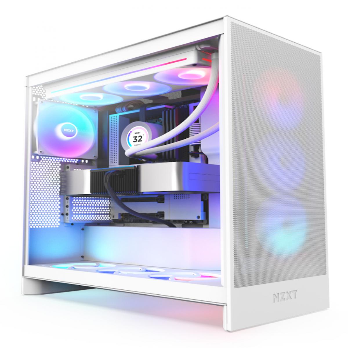 NZXT H7 Flow RGB (2024) Mid-Tower White