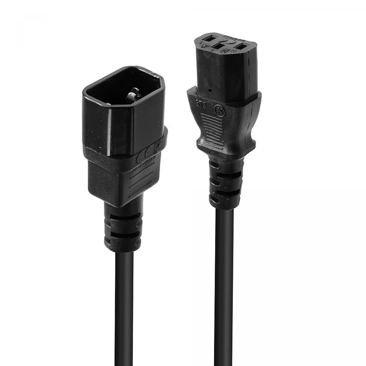 Lindy 1m IEC Extension Cable, Black