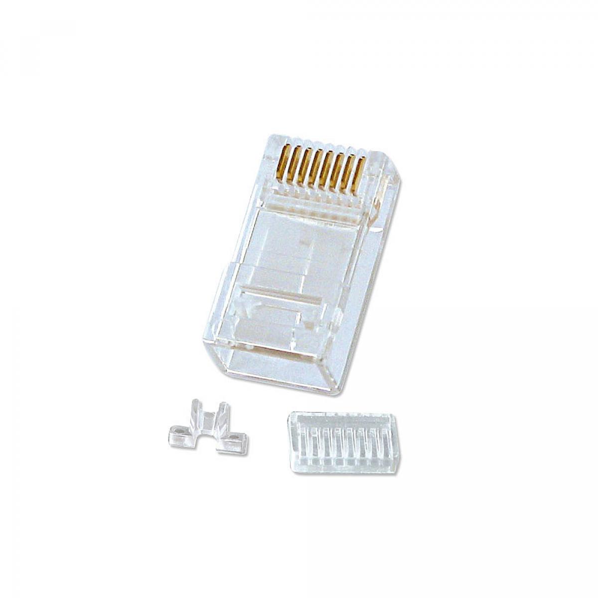 Lindy Unshielded RJ-45 Male Connector, 8 Pin CAT6, Pack of 10