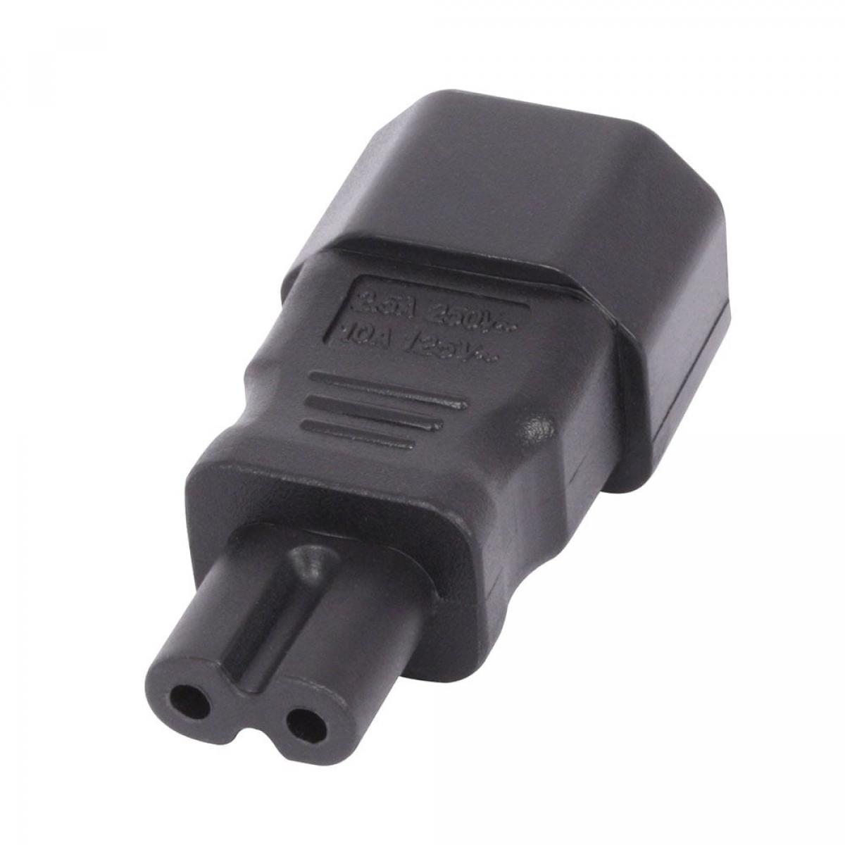 Lindy IEC C14 3 Pin Socket To IEC C7 Figure 8 Plug Adapter