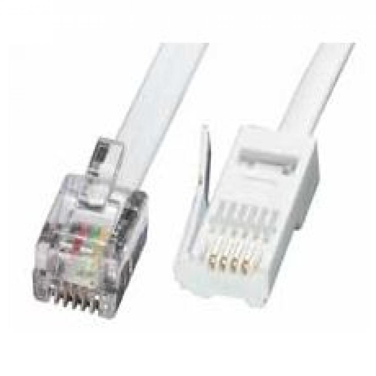 Lindy 10m RJ-11/BT White