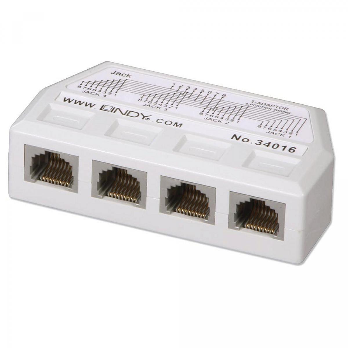 Lindy RJ45 Line Splitter 1:4 Phone