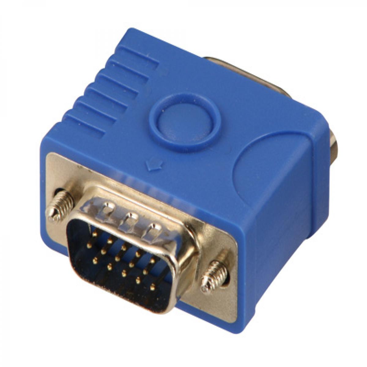 Lindy 32101 cable gender changer VGA Blue