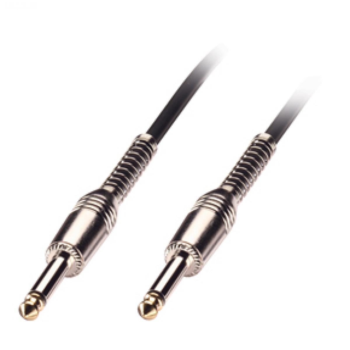 Lindy 6.3mm M/M 1.0m audio cable 1 m 6.35mm Black