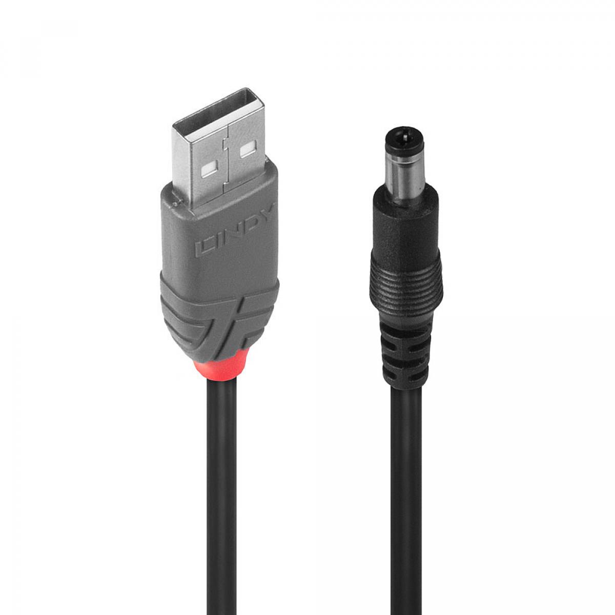 Lindy Adapter Cable USB A male - DC 5.5/2.1 mm male