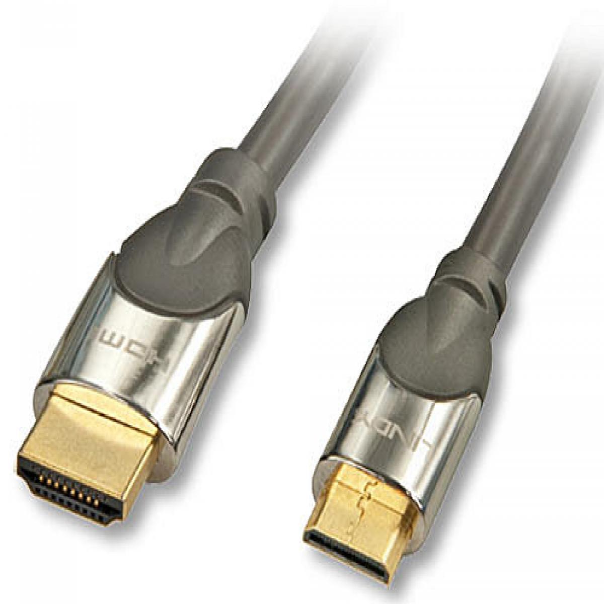 Lindy 0.5m CROMO High Speed HDMI to Mini HDMI Cable with Ethernet