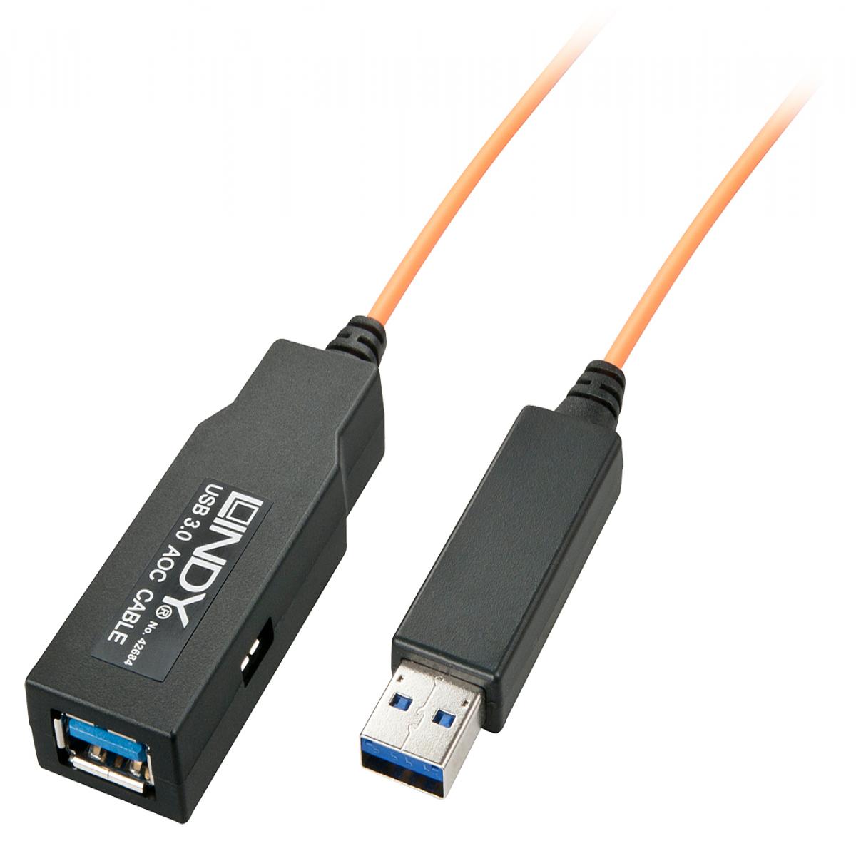 Lindy USB 3.0 AOC Cable, 30m