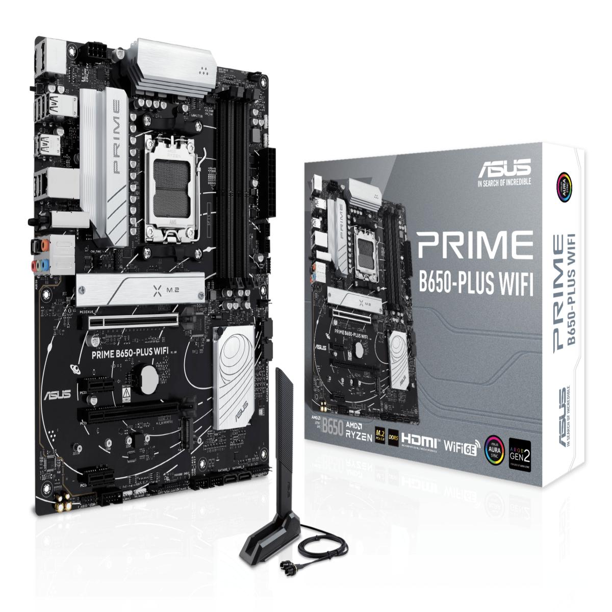 ASUS PRIME B650-PLUS WIFI AMD B650 Socket AM5 ATX