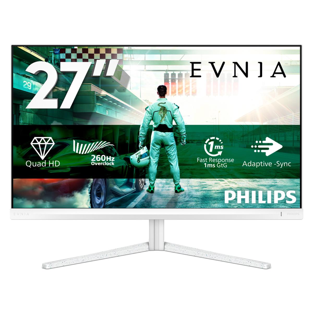 Philips Evnia 27M2N3501PA/00 computer monitor 68.6 cm (27") 2560 x 1440 pixels Quad HD LCD White