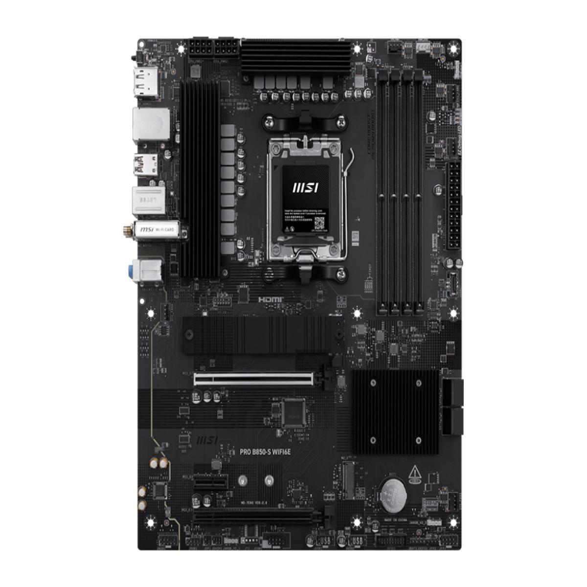 MSI PRO B850-S WIFI6E motherboard AMD B850 Socket AM5 ATX