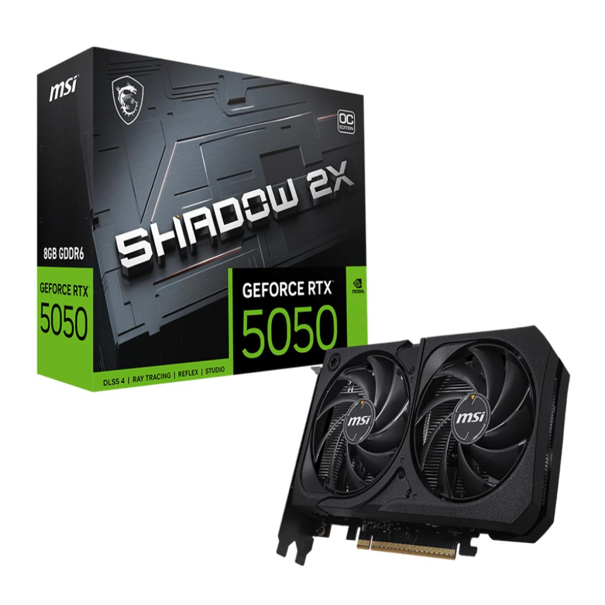 MSI GeForce RTX 5050 8G SHADOW 2X OC NVIDIA 8 GB GDDR6