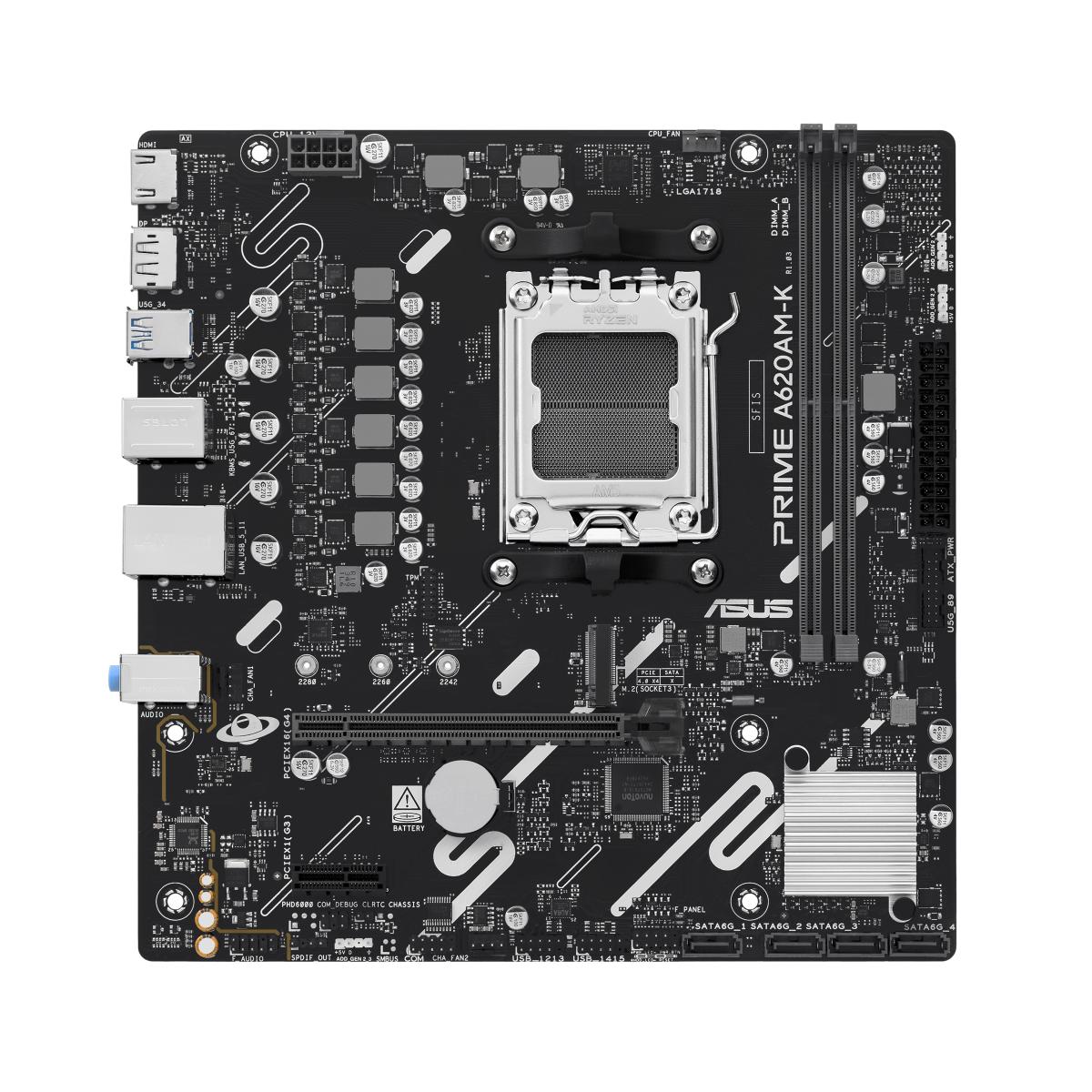ASUS PRIME A620AM-K AMD A620A Socket AM5 micro ATX