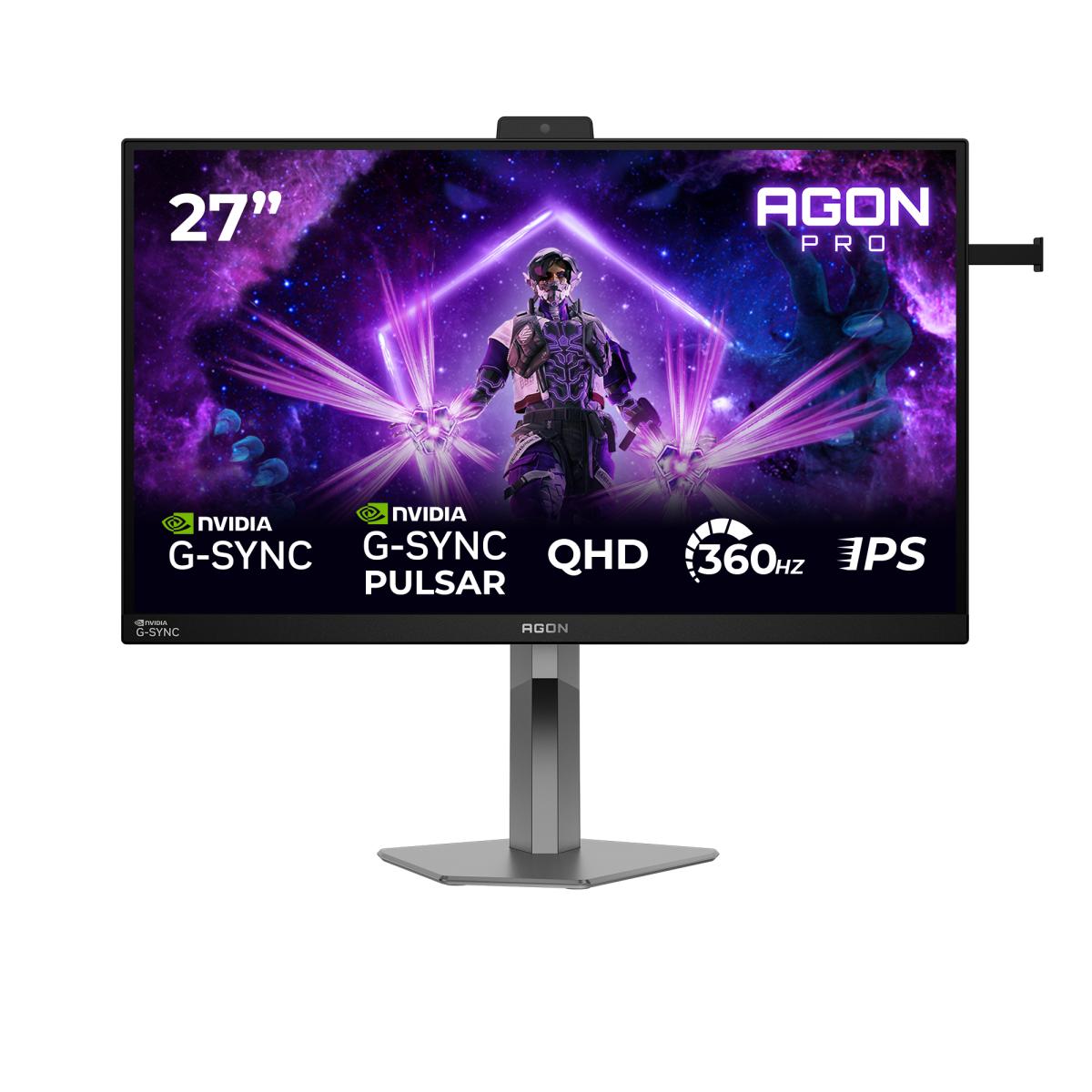 AOC AGON PRO AG276QSG2 computer monitor 68.6 cm (27") 2560 x 1440 pixels Quad HD Black, Grey