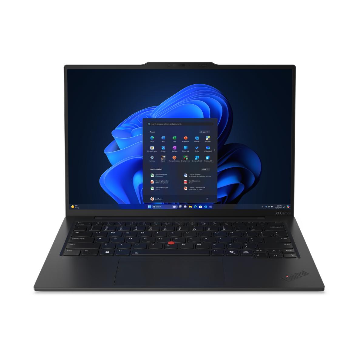 Lenovo ThinkPad X1 Carbon Gen 13 Aura Edition Intel Core Ultra 7 255U Laptop 35.6 cm (14") Touchscreen 2.8K 32 GB LPDDR5x-SDRAM 1 TB SSD Wi-Fi 6E (802.11ax) Windows 11 Pro UK English Black