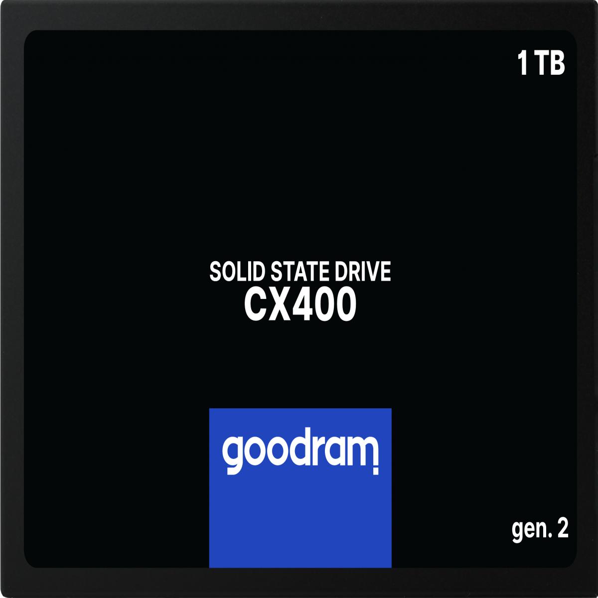 Goodram CX400 gen.2 1 TB 2.5" Serial ATA III 3D TLC NAND