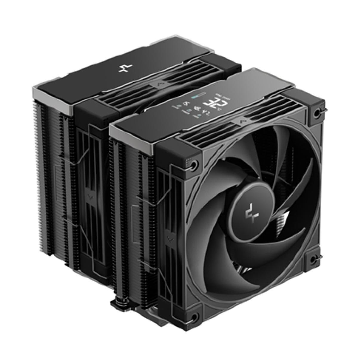DeepCool AK620 G2 DIGITAL NYX Dual Tower CPU Cooler, Black, 2 x 120mm Fan,  6 x advanced  Copper Heatpipes, Intel/AMD