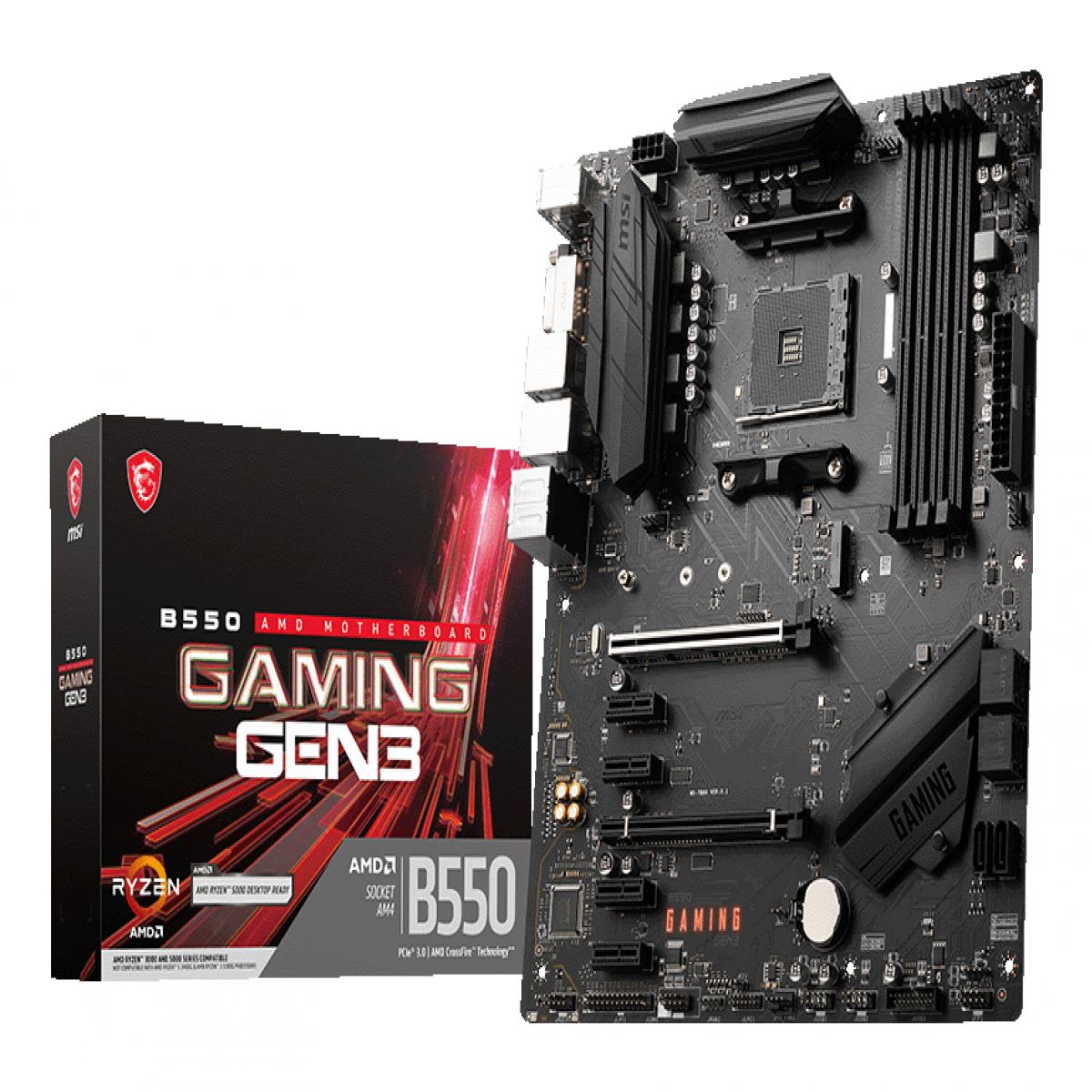 MSI B550 GAMING GEN3 motherboard AMD B550 Socket AM4 ATX