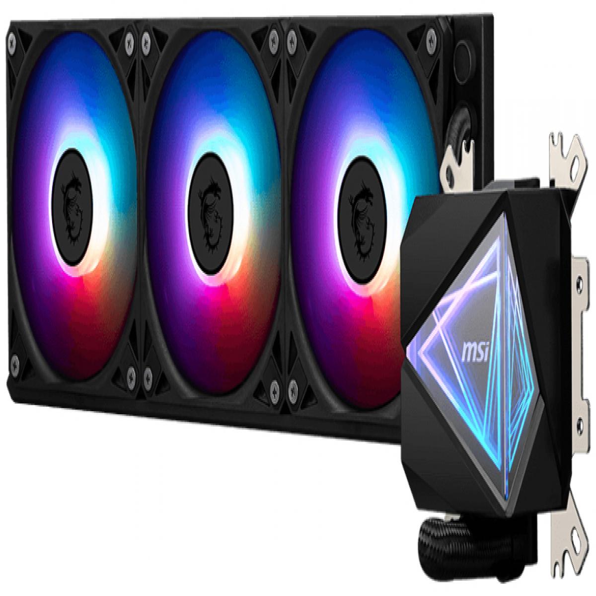 MSI MAG Coreliquid I360 Computer case All-in-one liquid cooler 12 cm Black 1 pc(s)