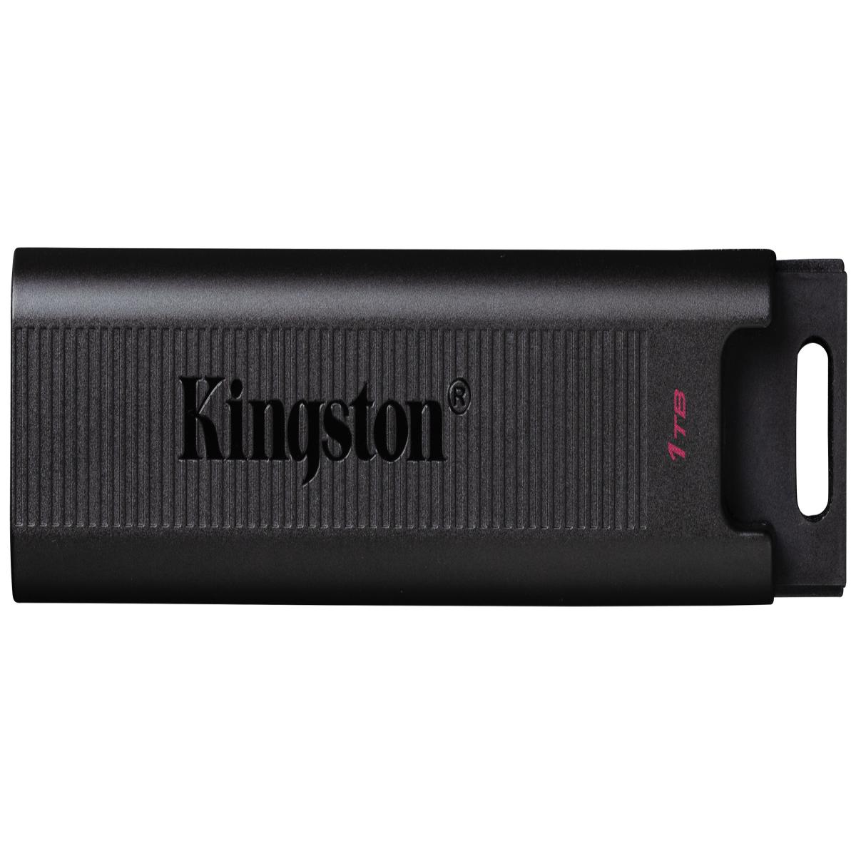 Kingston DTMAX/1TB DataTraveler Max 1TB USB-C USB Drive, USB3.2, Gen2, 1000MB/s, Black, Retail Boxed
