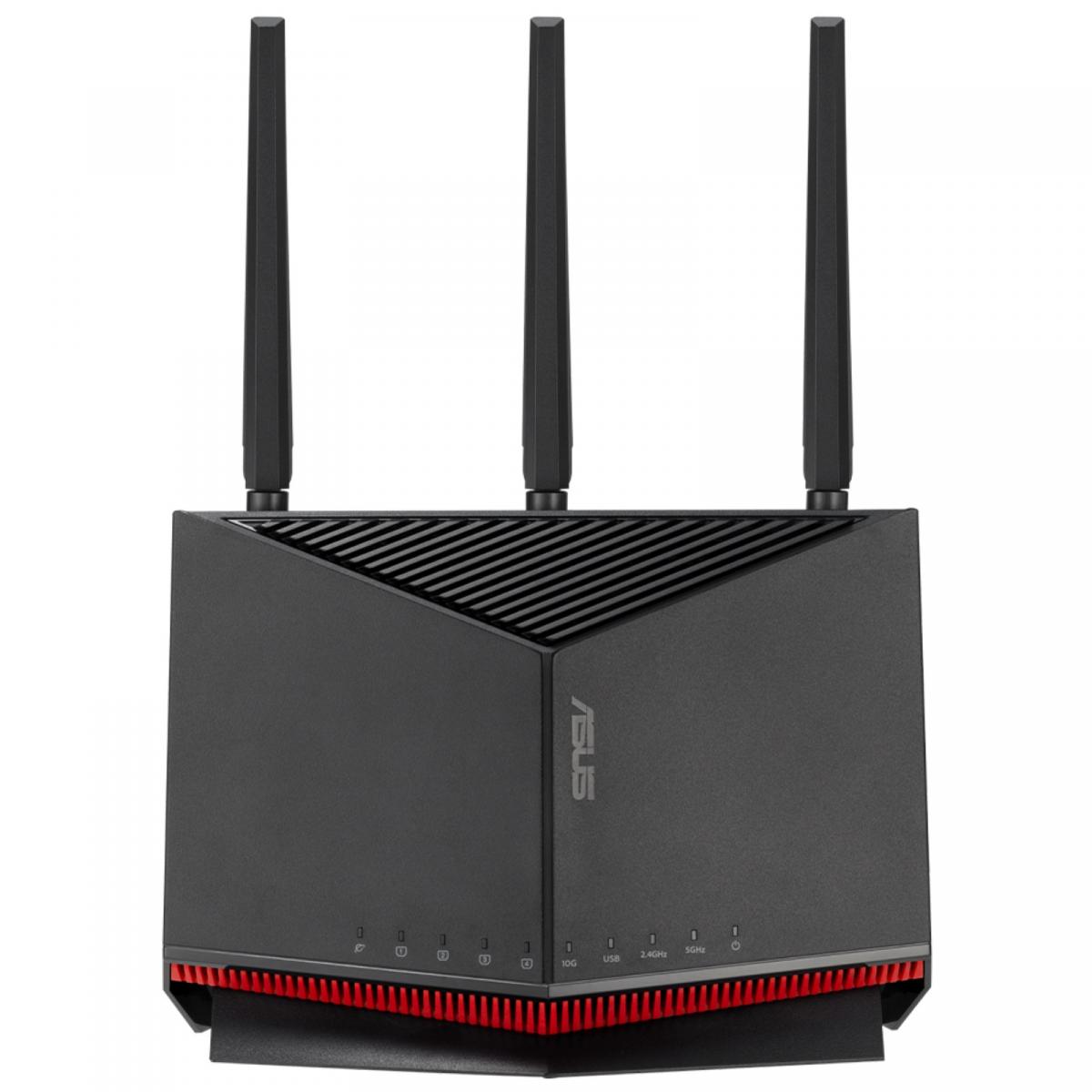 ASUS RT-BE86U wireless router 10 Gigabit Ethernet Dual-band (2.4 GHz / 5 GHz) Black