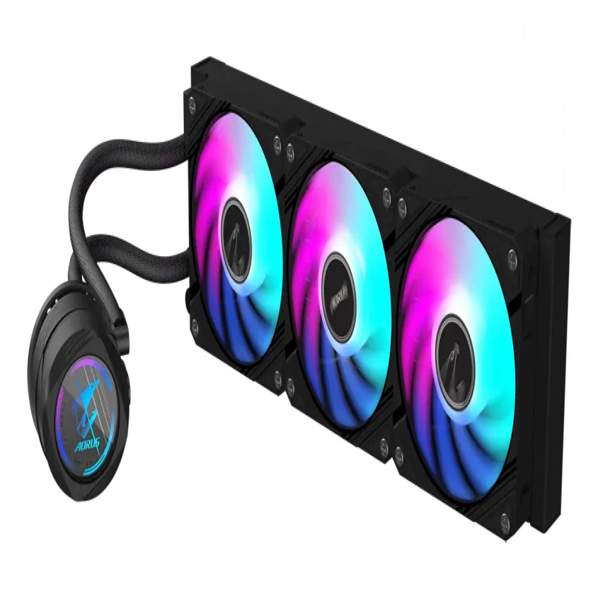 GIGABYTE WATERFORCE II 360 Motherboard All-in-one liquid cooler 12 cm Black 1 pc(s)