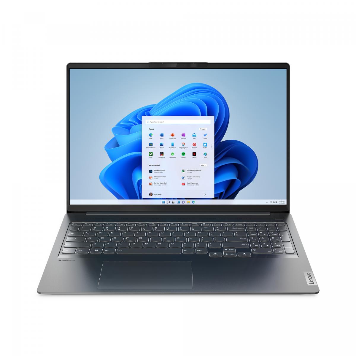 Lenovo IdeaPad 5 Pro 16ARH7 AMD Ryzen™ 5 6600HS Laptop 40.6 cm (16") WQXGA 16 GB LPDDR5-SDRAM 512 GB SSD NVIDIA GeForce RTX 3050 Wi-Fi 6 (802.11ax) Windows 11 Home UK English Grey
