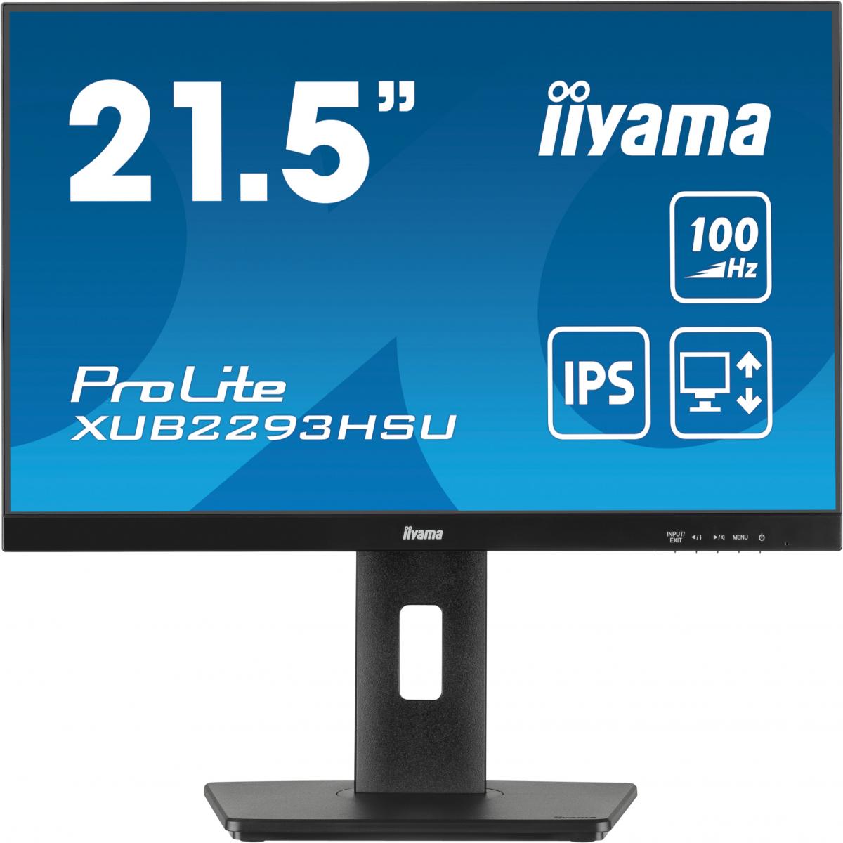 iiyama ProLite XUB2293HSU-B6 computer monitor 54.6 cm (21.5") 1920 x 1080 pixels Full HD LED Black