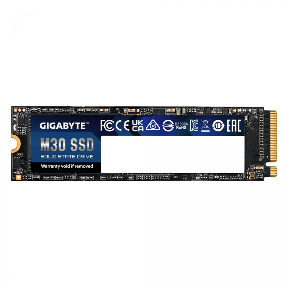 GIGABYTE M30 512 GB M.2 PCI Express 3.0 NVMe 3D TLC NAND