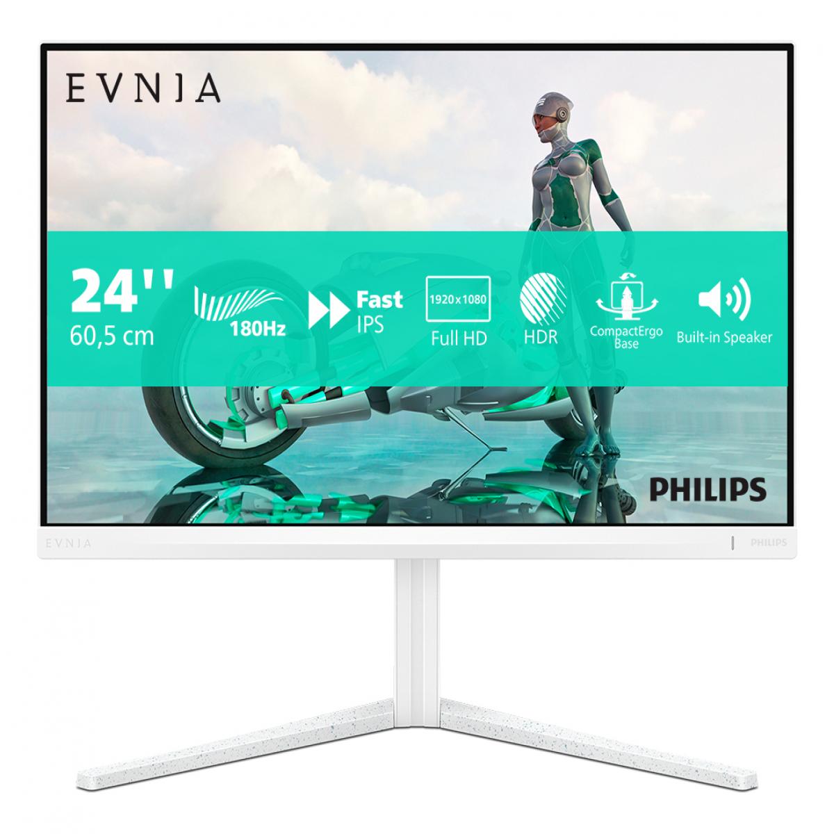 Philips Evnia 24M2N3201A/00 computer monitor 60.5 cm (23.8") 1920 x 1080 pixels Full HD LCD White