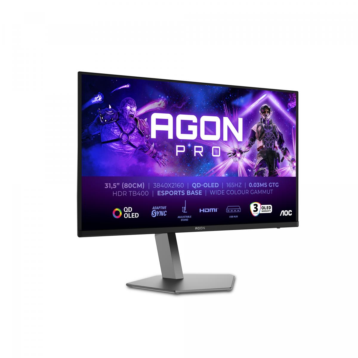 AOC 31.5 QD-OLED MON SPK AG326UD        