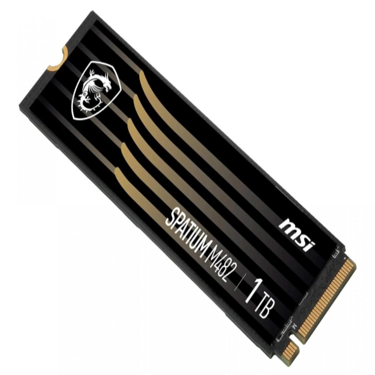 MSI SPATIUM M482 PCIE 4.0 NVME M.2 1TB internal solid state drive PCI Express 4.0 3D NAND