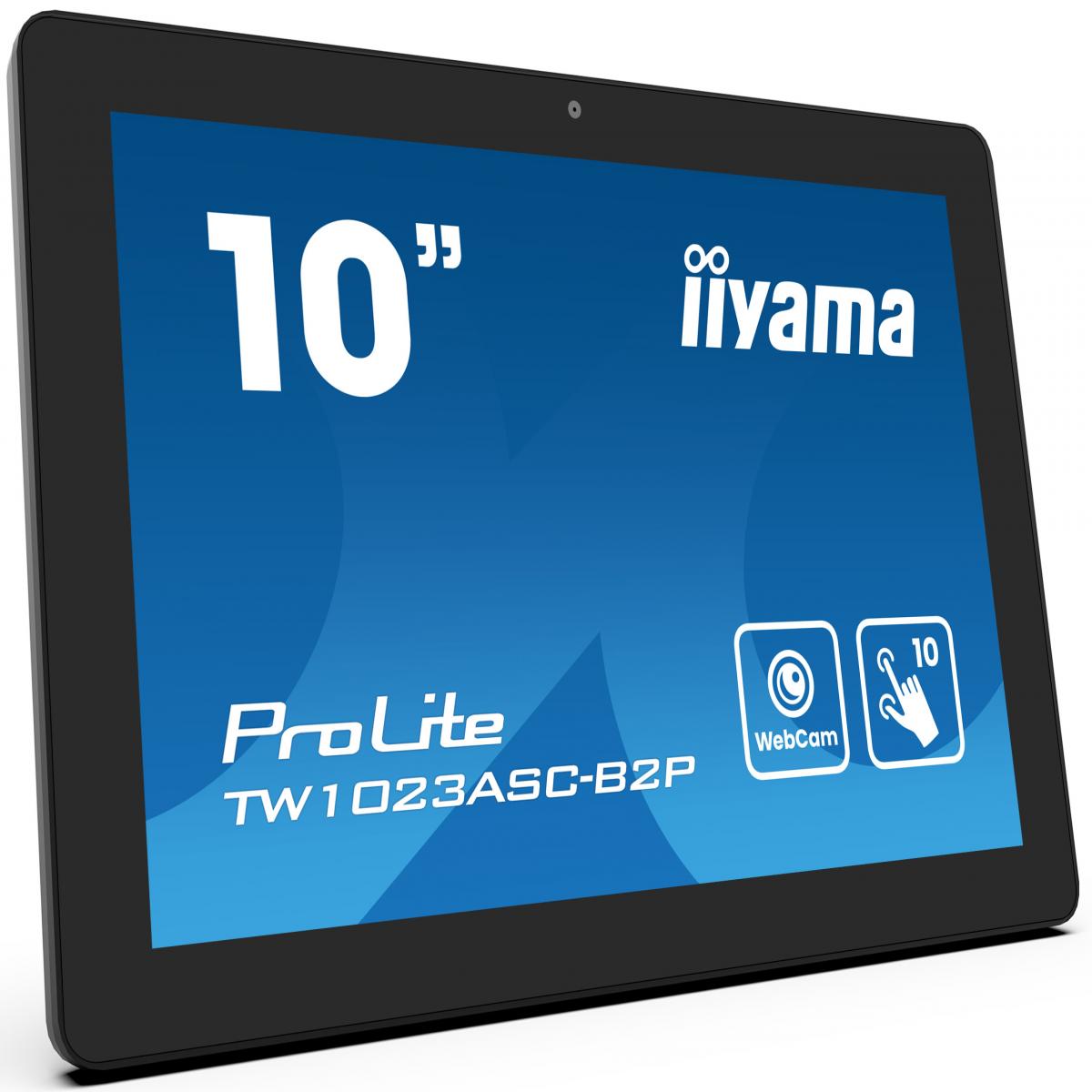 iiyama TW1023ASC-B2P computer monitor 25.6 cm (10.1") 1280 x 800 pixels Touchscreen Black