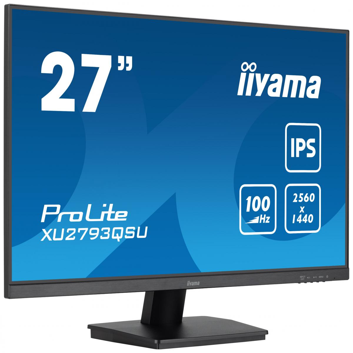 iiyama ProLite XU2793QSU-B7 computer monitor 68.6 cm (27") 2560 x 1440 pixels Quad HD LED Black
